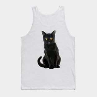 Black Bombay Blep Cat Tank Top